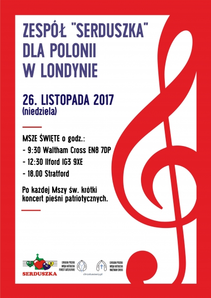 Serduszka zaśpiewają dla Polonii w Londynie