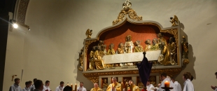 Śpiew Serduszek w czasie Liturgii Wielkiego Czwartku
