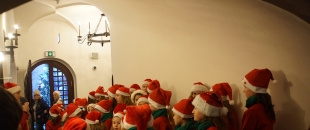 Serduszka podczas Jarmarku Bożonarodzeniowego na Zamku Książąt Pomorskich