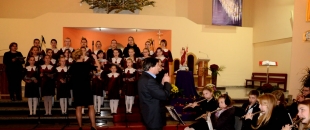 Koncert Patriotyczny Serduszek wraz z zaprzyjaźnionymi orkiestrami w par. pw. Chrystusa Króla w Stargardzie