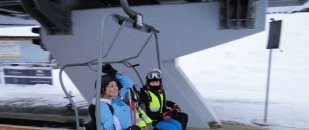 Serduszka na nartach